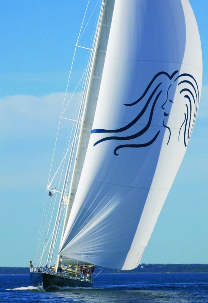 Scheherazade under sail. Image by Onne van der Wal.