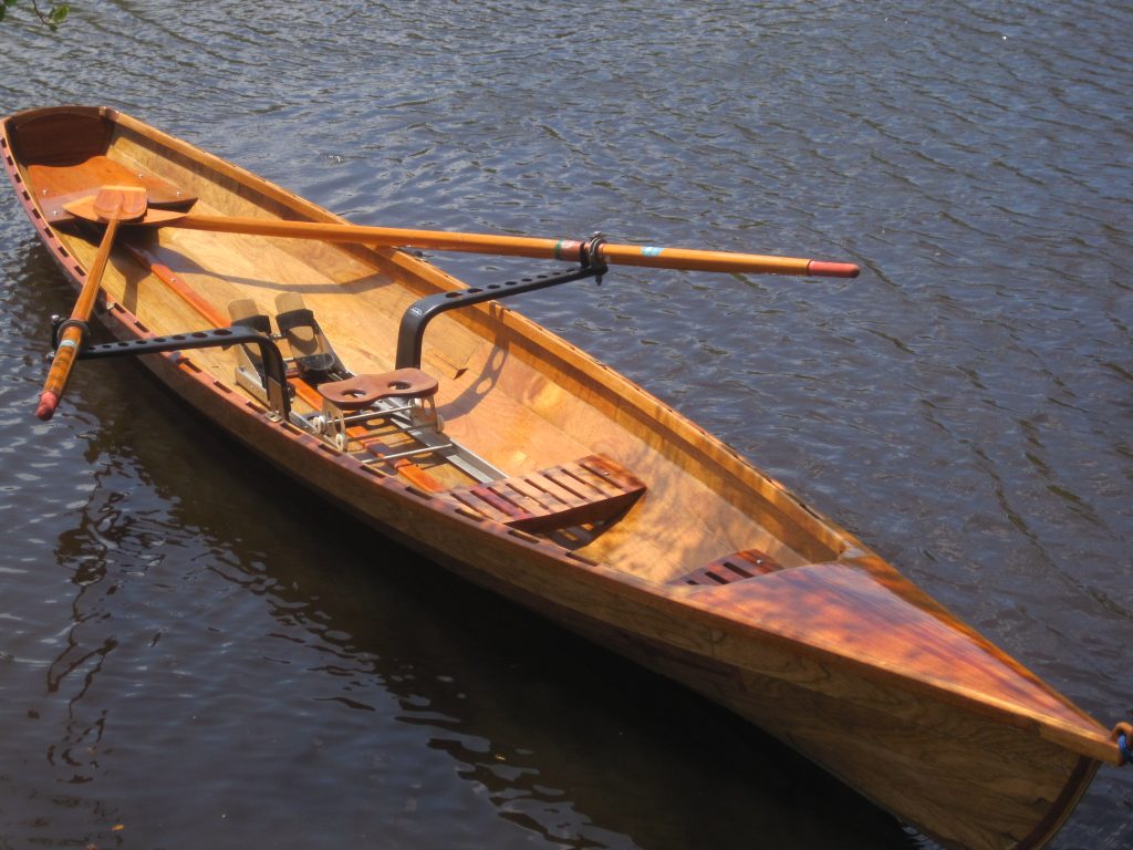 Rob Caveney built an 18'9" Whitehall pulling boat named Indian using WEST SYSTEM Epoxy.
