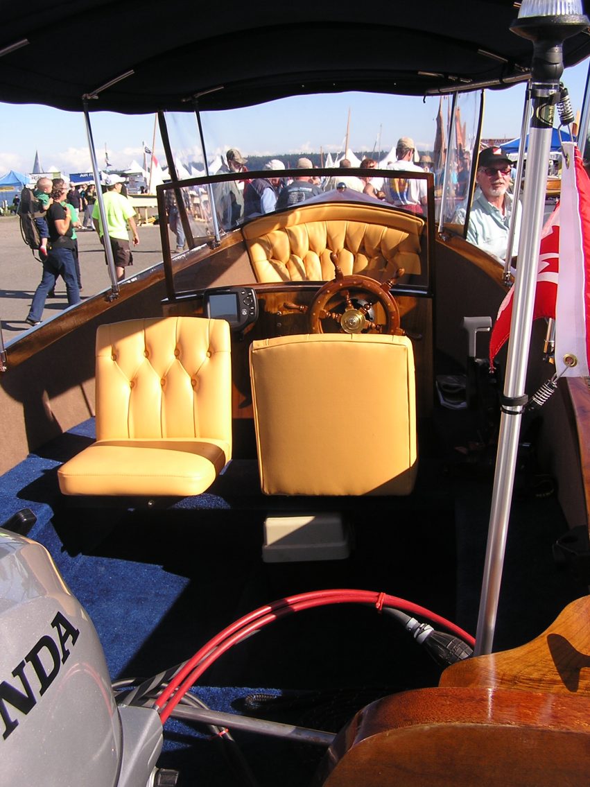 WHY NAUT interior detail.