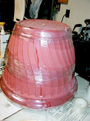 Pot repair with epoxy