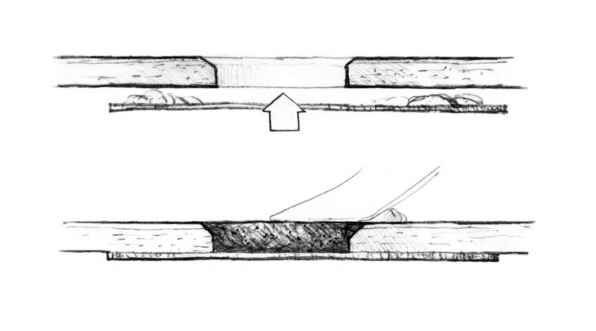 Median risk in repairing machined holes in fiberglass would involve a larger hole in an area of thinner laminate, such as a 1" diameter hole in a cockpit seat hatch.