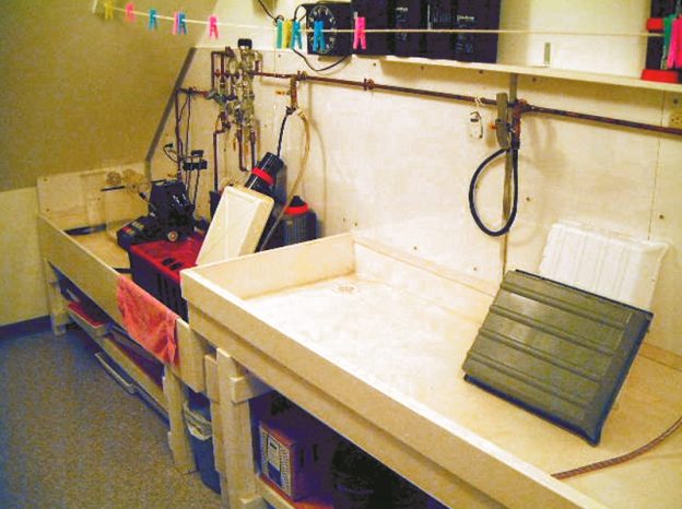 The second darkroom sink