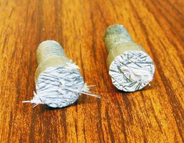 Pulled PATTI studs show that the failure was in the substrate, not in the gelcoat or the glue line on the DCPD laminate.