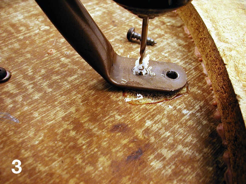 Drill pilot holes in the cured G/5 Epoxy