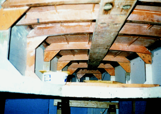 We scraped the excess epoxy off all of the surfaces on the inside where it had squeezed out and formed fillets with the excess epoxy.
