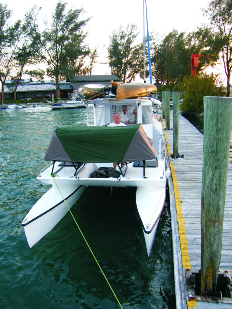 After launching at Marino’s Marina in our home port of Ozona, Florida, on St. Joseph’s Sound.