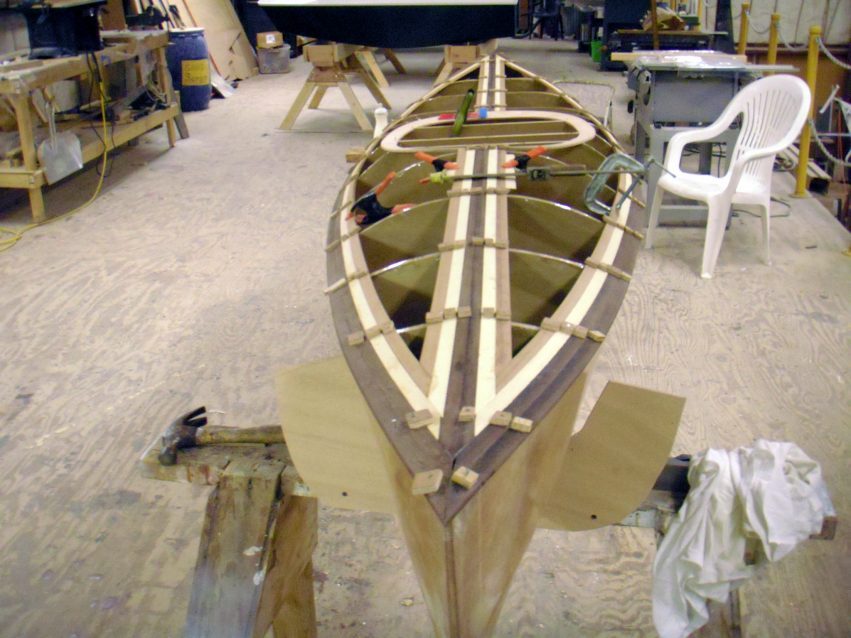 Wood Duck Kayak, a project of the SBCSA winter boat building class.