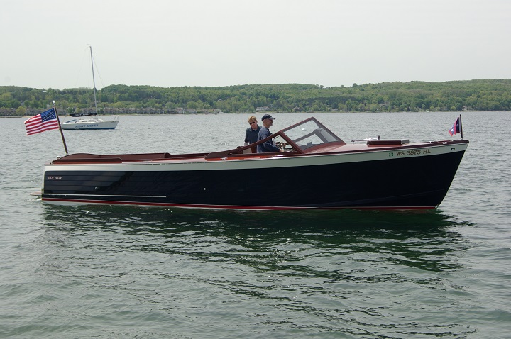 The Cedarville 26.5, a re-designed version of Van Dam’s custom 30' day cruiser is the project boat for the second year advanced boatbuilding course.