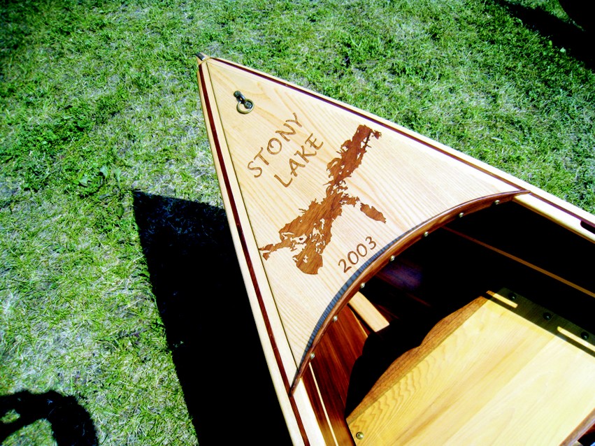 Tom Pawlak captured this shot of Witham's easy marquetry at the Small Craft Builders' Rendezvous in Peterborough, Ontario last summer.