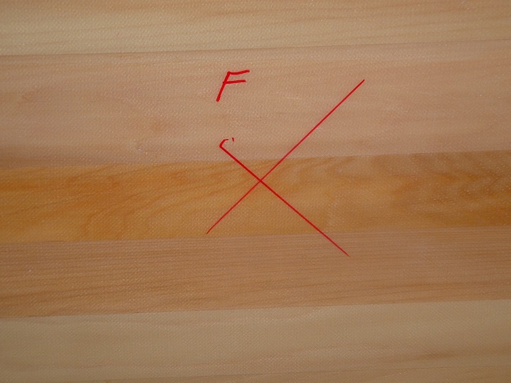 Figure 5B, reverse side of Panel F has almost visible damage, indicating good damage tolerance.