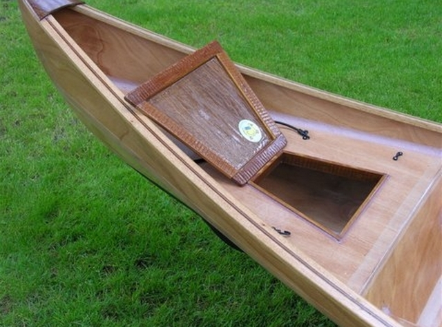 Watertight compartment on the Gunning Dory.
