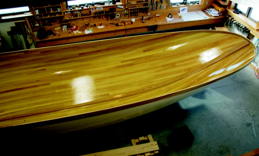 105 Resin with 207 Special Clear Hardener has excellent leveling properties so brush marks flow out and disappear.