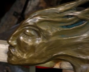 The base relief sculpture Creation of Life by Kirk Williams