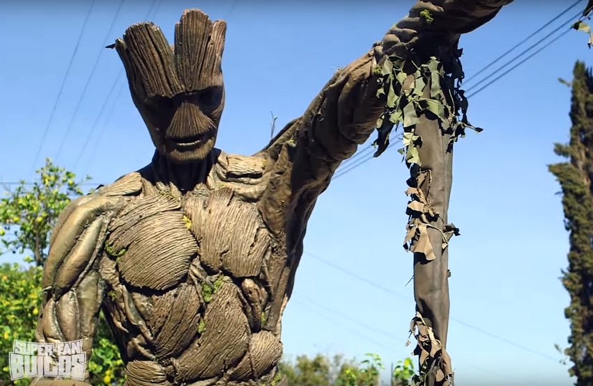 Groot play swing, epoxy and fiberglass