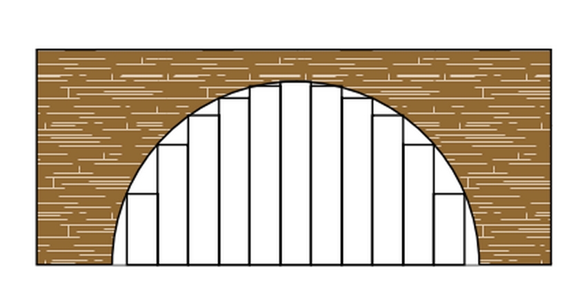 To make tight-fitting joints, machine a half-round with multiple passes on a table saw, then sand down any remaining ridges.
