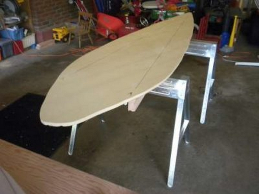 Figure 1.5 - Platform used to keep foam sheets from warping during assembly.