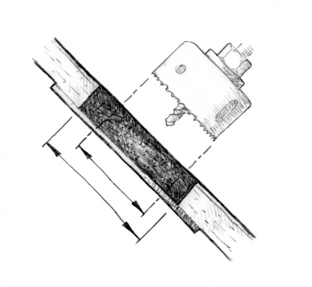 repairing machined holes in fiberglass