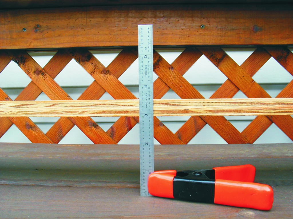 An overview of the test apparatus showing the unreinforced board with no load applied.