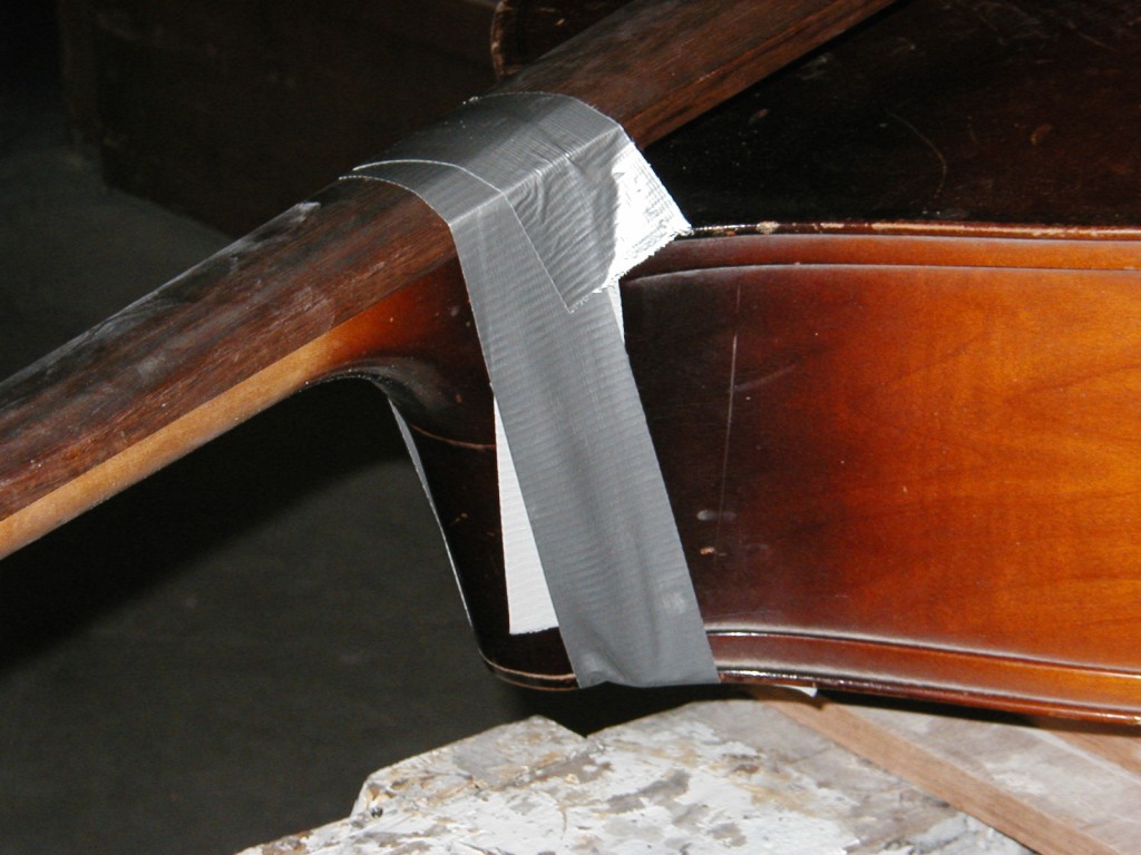 Upright Bass Repair with WEST SYSTEM 105 206 Epoxy Epoxyworks