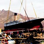 Titanic half model