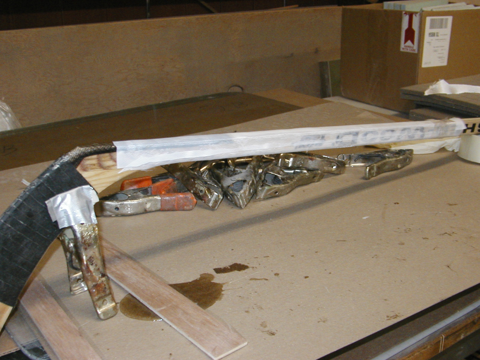 Repairing a Hockey Stick Epoxyworks