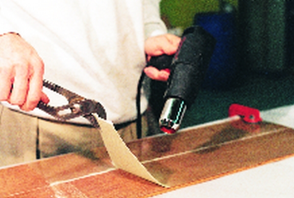 removing fiberglass