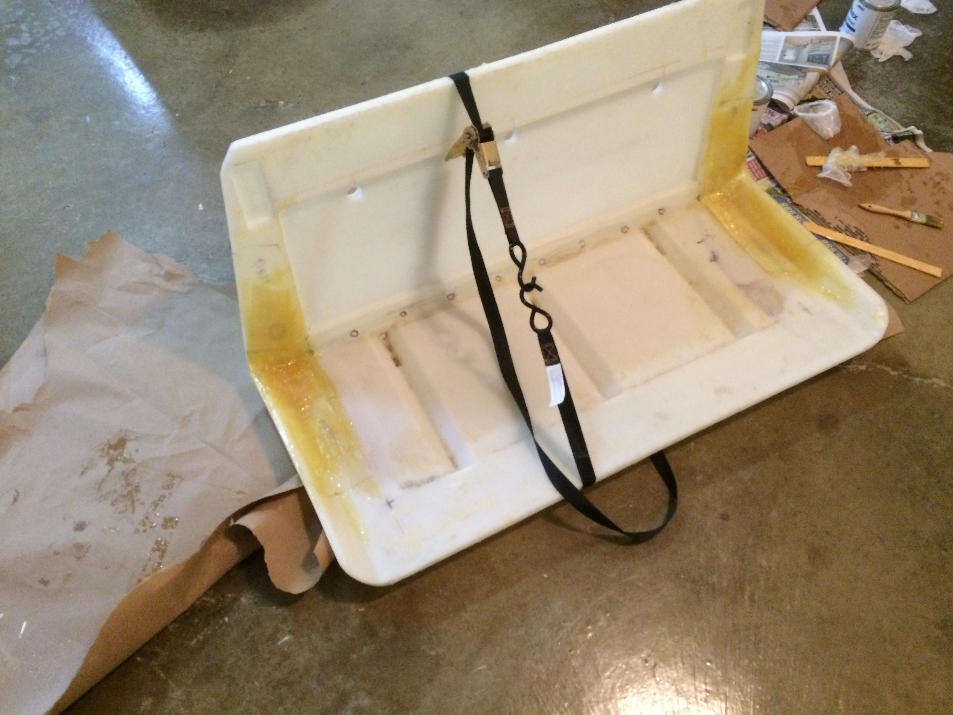 Shell Repair Inside stress 12 inches Epoxyworks