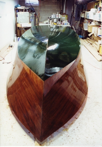 The Glen-L Riviera hull, finished