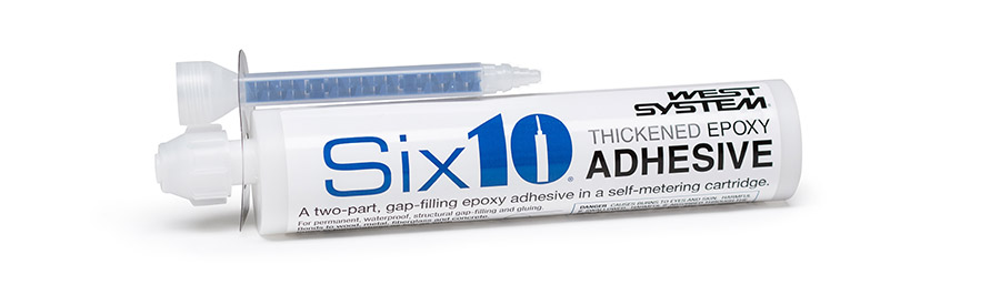 Six10 Thickened Epoxy Adhesive, a WEST SYSTEM specialty epoxy.
