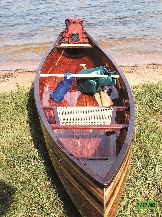 Tennessee cedar canoe