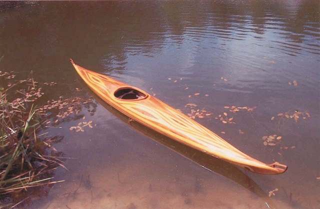 Wooden Guillemot kayak 