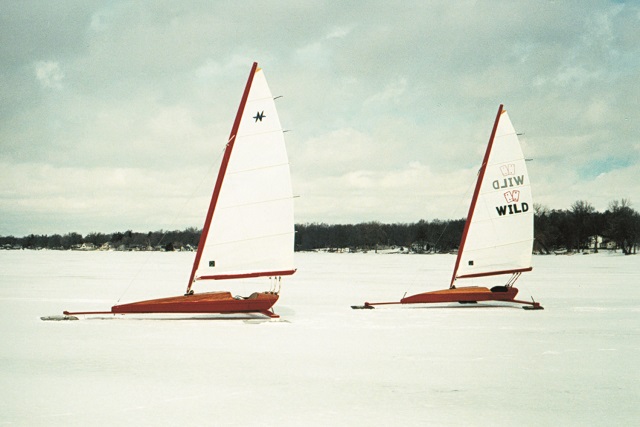 Two iceboats