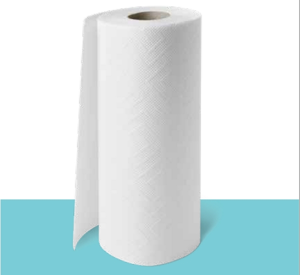 a roll of paper towels