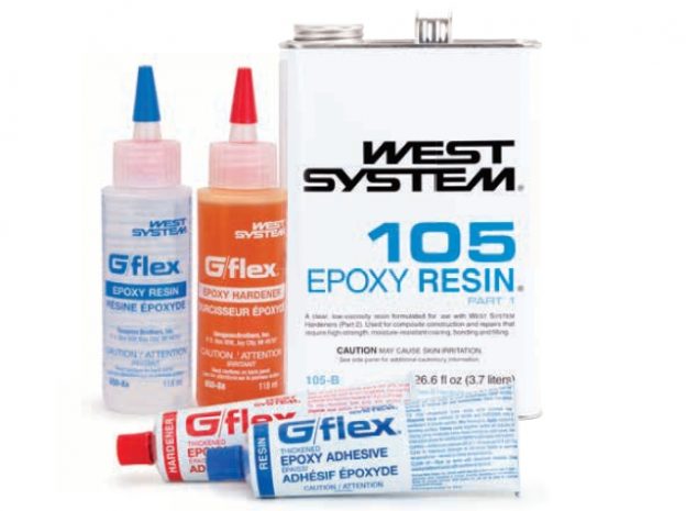 which epoxy is recommended? WEST SYSTEM 105 Resin and G-flex epoxies