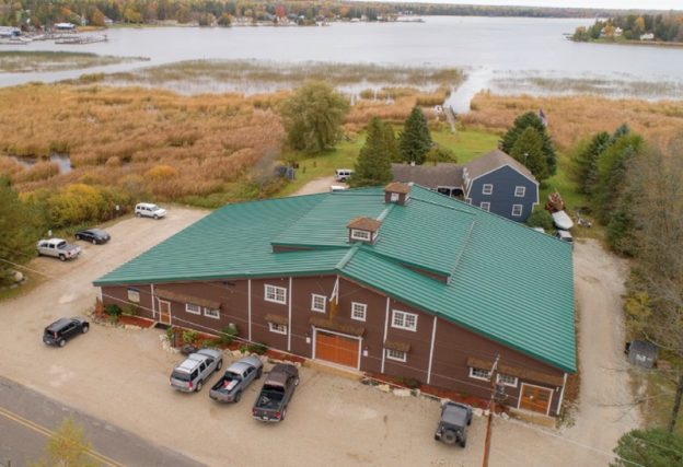 Great Lakes Boat Building School, ariel view