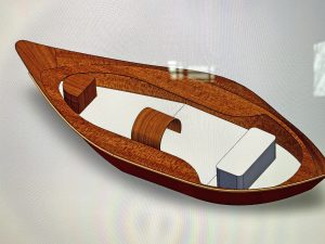 Jacques Coon's custom drift boat build.