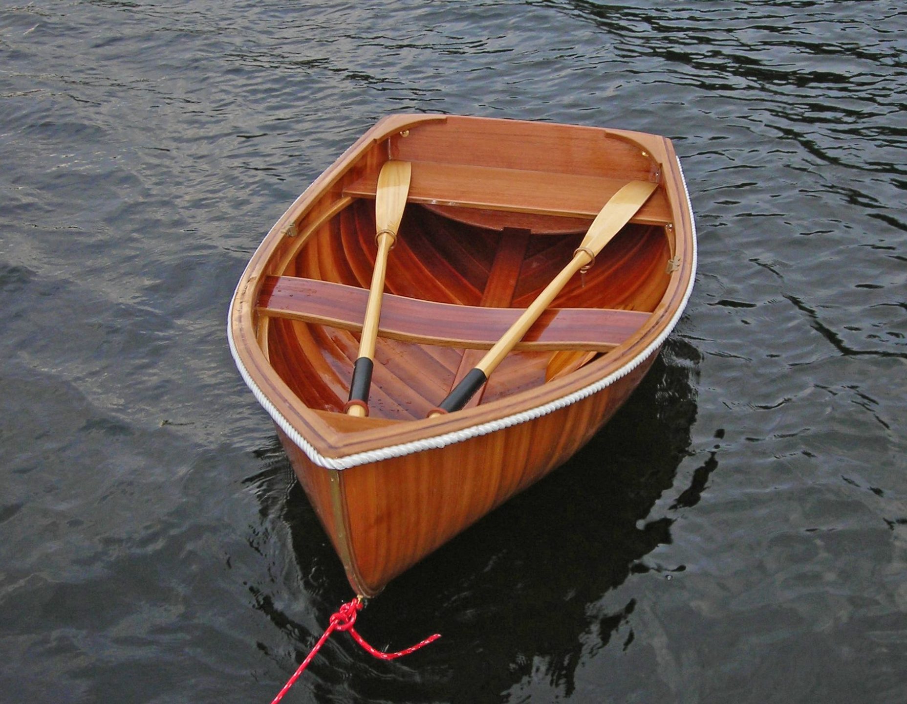 Wooden Row Boat