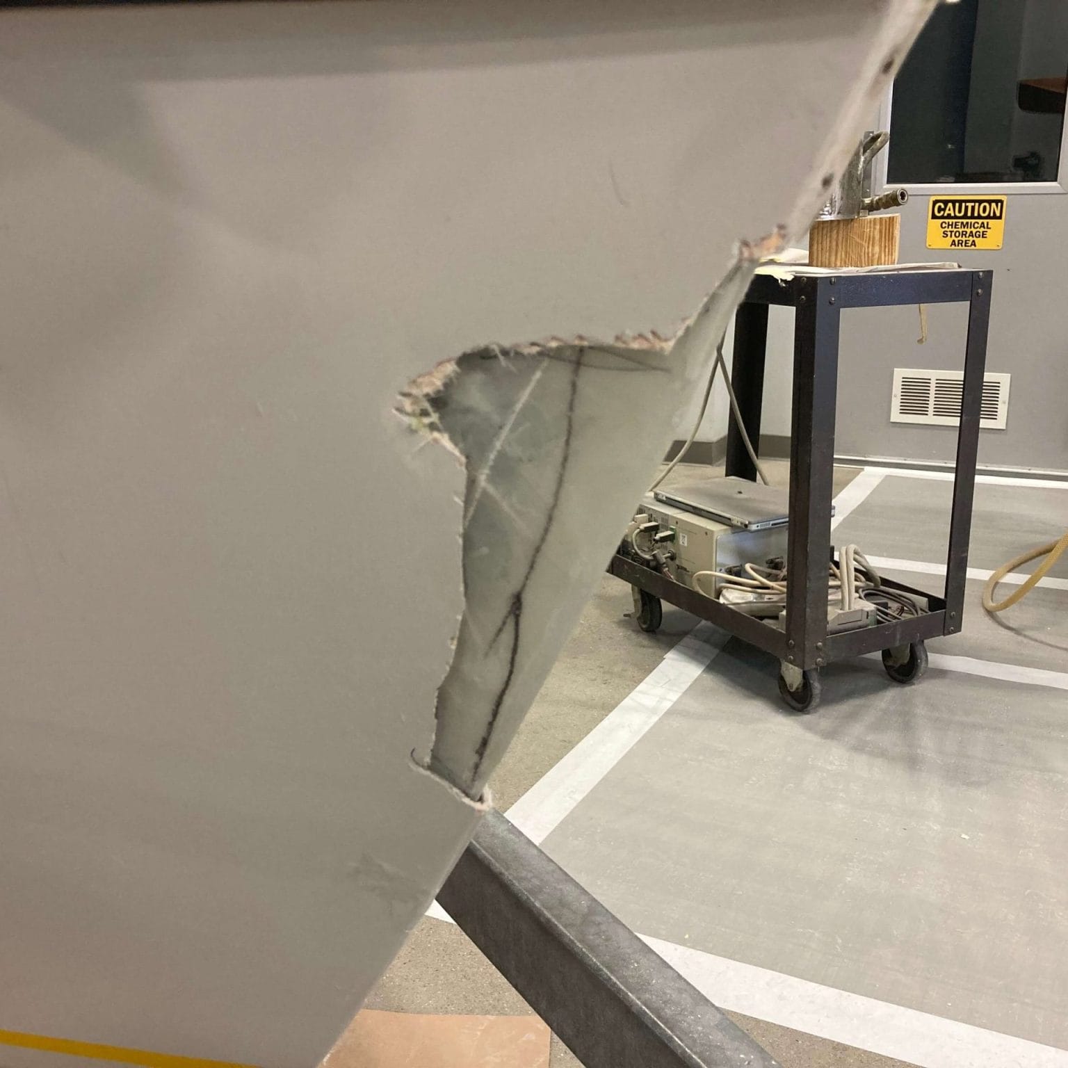 Repairing Bow Damage on a Lightning Sailboat - Epoxyworks