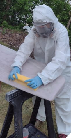 Rudder Repair -Amy Lahr, Epoxyworks #62 - Spring 2026 Issue.