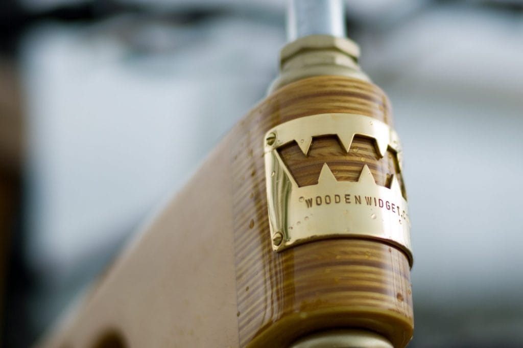 Hoopy Wooden Bicycle by WoodenWidget. Featured in Epoxyworks 62
