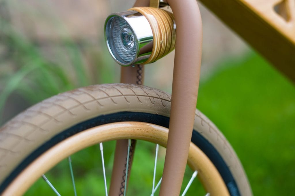 Hoopy Wooden Bicycle by WoodenWidget. Featured in Epoxyworks 62
